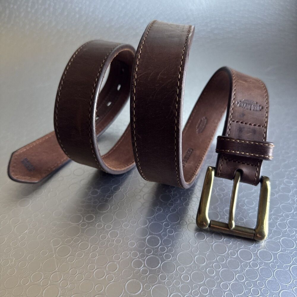 Red River Outfitters Mens Brown Leather Western Belt Size 42 Cowboy RR270/002